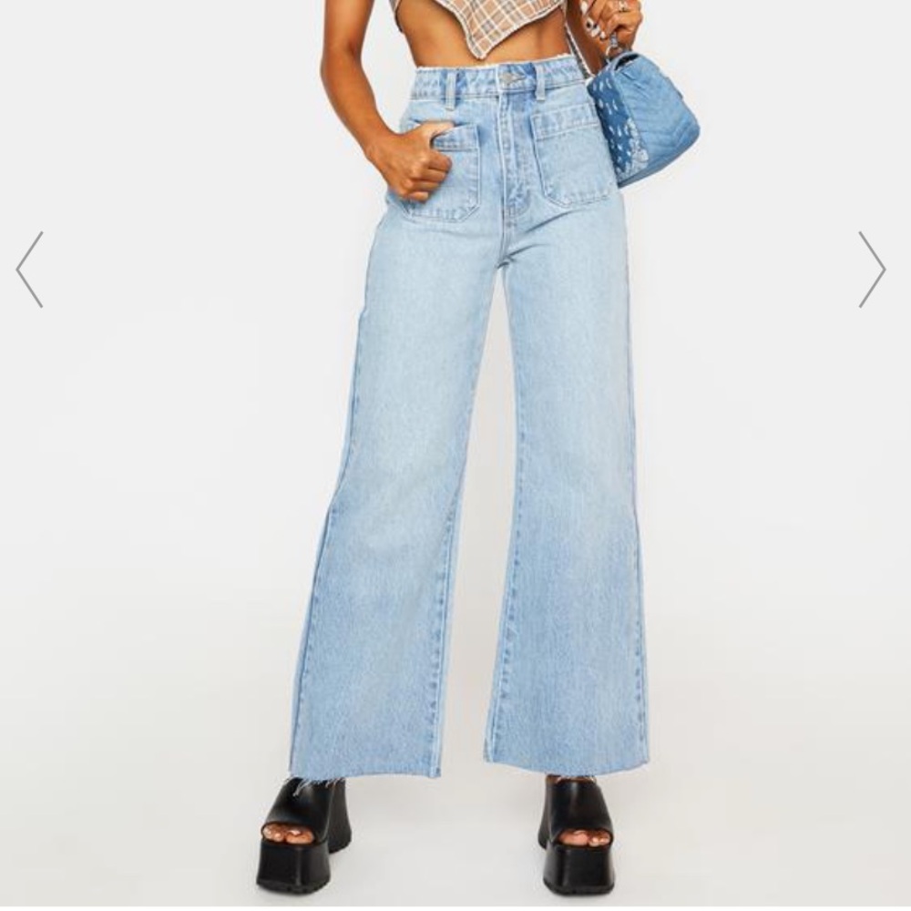Rolla’s High Rise Wide Leg Jeans